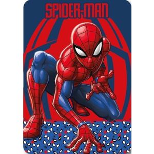 Faro Dětská fleecová deka Polar Spiderman 100x140 cm červeno-modrá obraz