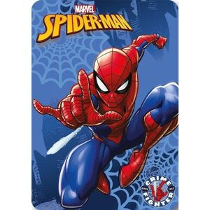 Faro Dětská fleecová deka Polar Spiderman 100x140 cm modro-červená obraz