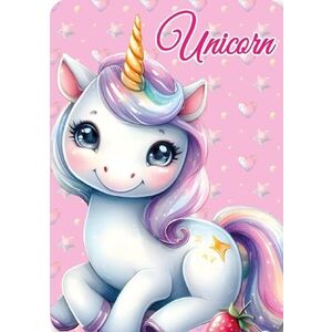 Faro Dětská fleecová deka Polar Unicorn 100x140 cm růžová obraz
