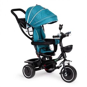 Dětská tříkolka - kočárek Ecotoys BeBe modrá obraz