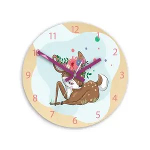 ModernClock Dětské nástěnné hodiny Ami Jelínek 30 cm vícebarevné obraz
