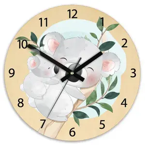 ModernClock Dětské nástěnné hodiny Ami Koala 30 cm vícebarevné II obraz