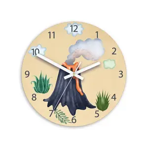 ModernClock Dětské nástěnné hodiny Ami Sopka 30 cm vícebarevné obraz