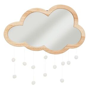 ATMOSPHERA Dětské zrcadlo CLOUD hnědé obraz