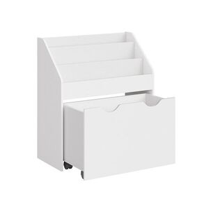 SONGMICS Dětský knihovna Fanny 62, 5 cm bílá obraz