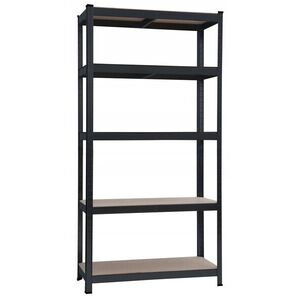 Kontrast Dílenský regál HD 75x150 cm černý obraz