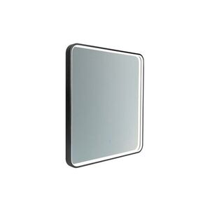Comad Dotykové nástěnné zrcadlo s LED osvětlením VEGA 60x65 cm černé obraz