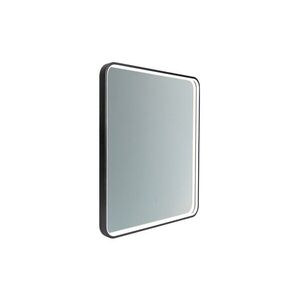Comad Dotykové nástěnné zrcadlo s LED osvětlením VEGA 65x80 cm černé obraz