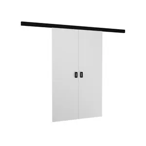 ADRK Dvoukřídlé posuvné interiérové dveře TOPPONA 132x205 cm bílé obraz