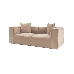 Hanah Home Dvoumístná pohovka Sora 220 cm cappucino obraz