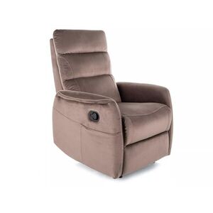Signal Elektrické polohovací křeslo Solon Velvet s masáží cappuccino obraz