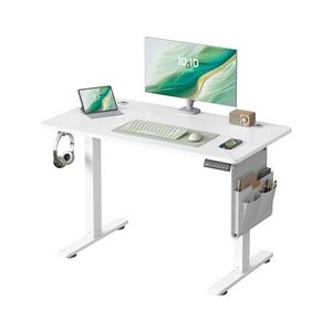 SONGMICS Elektricky nastavitelný psací stůl Vasagle Foral 100 cm bílý obraz