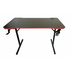 Kontrast Herní stůl BG100 120 cm černý/červený obraz