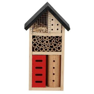 Esschert Design Hmyzí hotel BUGSY 26, 2 cm hnědý/červený/černý obraz