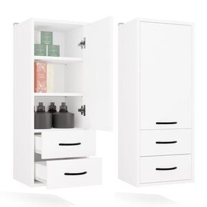 TP Living Horní závěsná koupelnová skříňka Nina II 35 cm bílá obraz