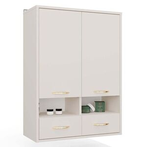 TP Living Horní závěsná koupelnová skříňka Nina W2D2P2S 66 cm kašmírová obraz