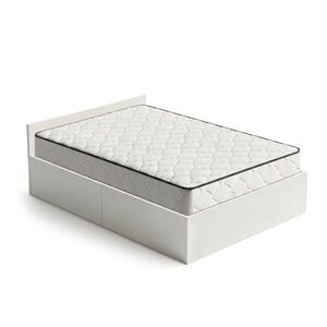 Ak furniture Jednolůžková postel Trento 120x200 se zvedacím roštem a matrací bílá obraz