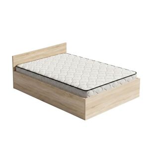 Ak furniture Jednolůžková postel Trento 120x200 se zvedacím roštem a matrací dub Sonoma obraz