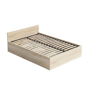 Ak furniture Jednolůžková postel Trento 120x200 se zvedacím roštem dub Sonoma obraz