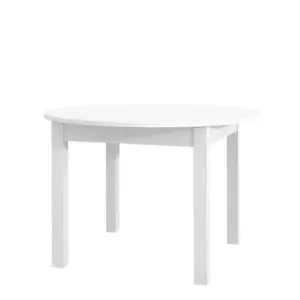 Szynaka Jídelní rozkládací stůl Luni 110/160 cm bílý obraz
