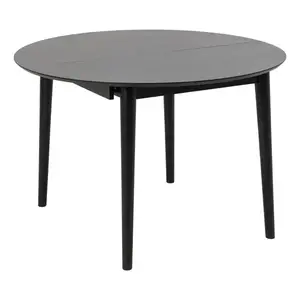 Actona Jídelní rozkládací stůl Montreux 115/154 cm černý obraz