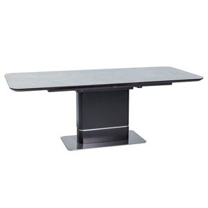 Signal Jídelní rozkládací stůl Pallas 160/210 cm keramika šedý mramor/černý obraz