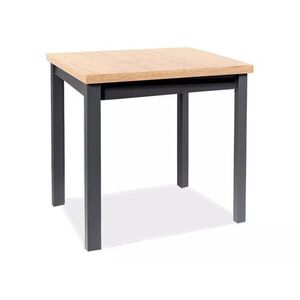 Signal Jídelní stůl Adam 80 cm dub artisan/černý obraz