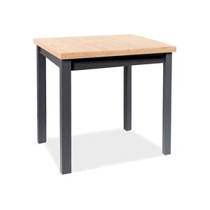 Signal Jídelní stůl Adam 90 cm dub artisan/černý obraz