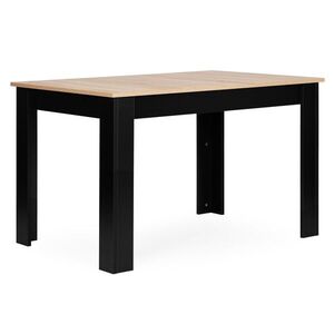 MODERNHOME Jídelní stůl Rascals 120 cm dub sonoma/černý obraz
