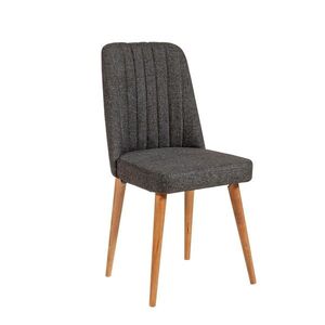Kalune Design Jídelní židle Stormi z masivu borovice Atlantic/antracitová obraz