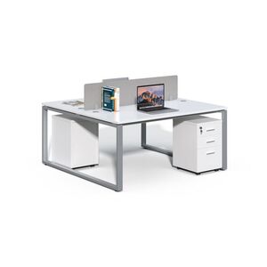 Kancelářská sestava 2 osoby Houseland Prime Max 01 160 cm bílá obraz
