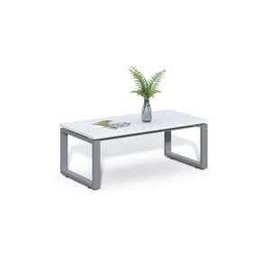 Kancelářský konferenční stolek Houseland Prime Home 01 120 cm bílý obraz