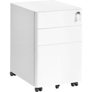 SONGMICS Kancelářský kontejner Argo 39 cm bílý obraz
