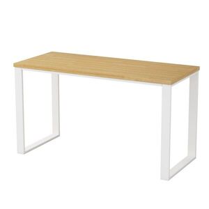 Kancelářský stůl Houseland Nuvia Home 05 140 cm dub/bílý obraz