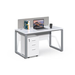 Kancelářský stůl s kontejnerem Houseland Prime Max 01 140 cm bílý obraz