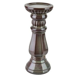 Mondex Keramický svícen Yarine 25, 5 cm fialový/zelený obraz