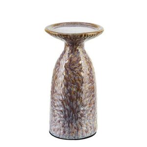 Mondex Keramický svícen YARINE BEIGE 20 cm béžový obraz