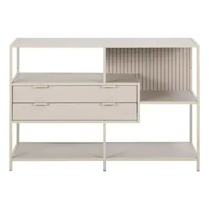 Actona Knihovna Seaford III 114 cm šedá obraz