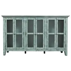 LivinHill Komoda Avola 1615-70 178 cm z masivu modrá obraz
