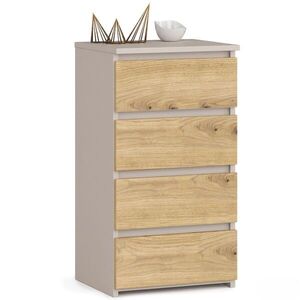 Ak furniture Komoda CL4 40 cm kašmír/dub Artisan obraz