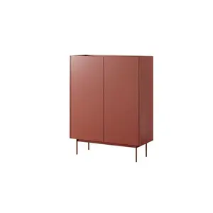 Piaski Komoda Color KD97 červená/dub linea obraz
