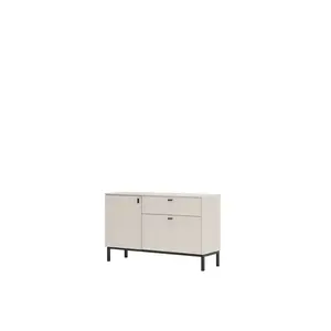 Szynaka Komoda Korfu 01 117 cm kašmír/černý obraz