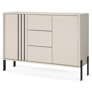 ADRK Komoda Nexa 120 cm černá/kašmír obraz