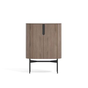 LivinHill Komoda Silario 95 cm ořech/mramor obraz