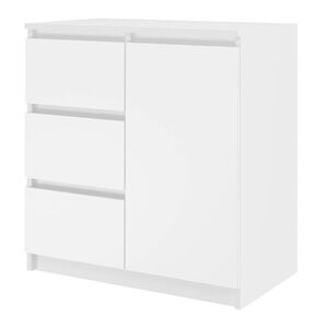 TP Living Komoda SZUFA 80 cm bílá obraz