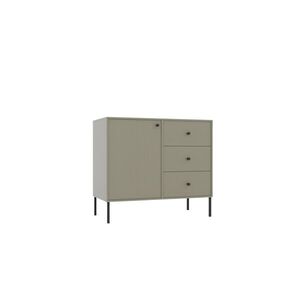 ADRK Komoda Tilina 1D 3S 84 cm eukalyptus/černá obraz