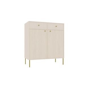ADRK Komoda Tilina 2D 2S 84 cm béžová/zlatá obraz
