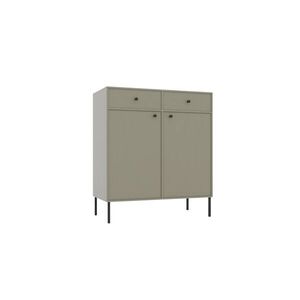 ADRK Komoda Tilina 2D 2S 84 cm eukalyptus/černá obraz