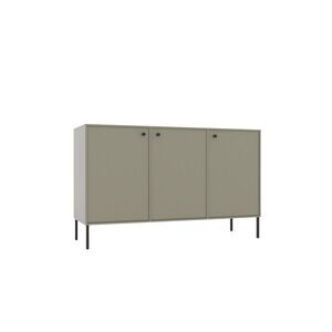 ADRK Komoda Tilina 3D 125 cm eukalyptus/černá obraz