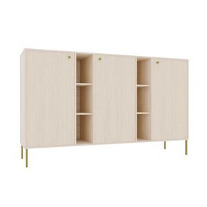 ADRK Komoda Tilina 3D 6P 155, 7 cm béžová/zlatá obraz